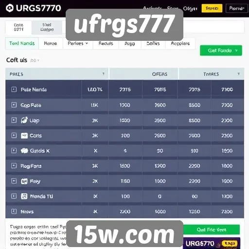 comparativo entre ufrgs777 e outros sites de jogos